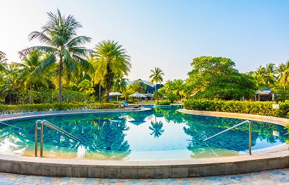 Pool On Beach